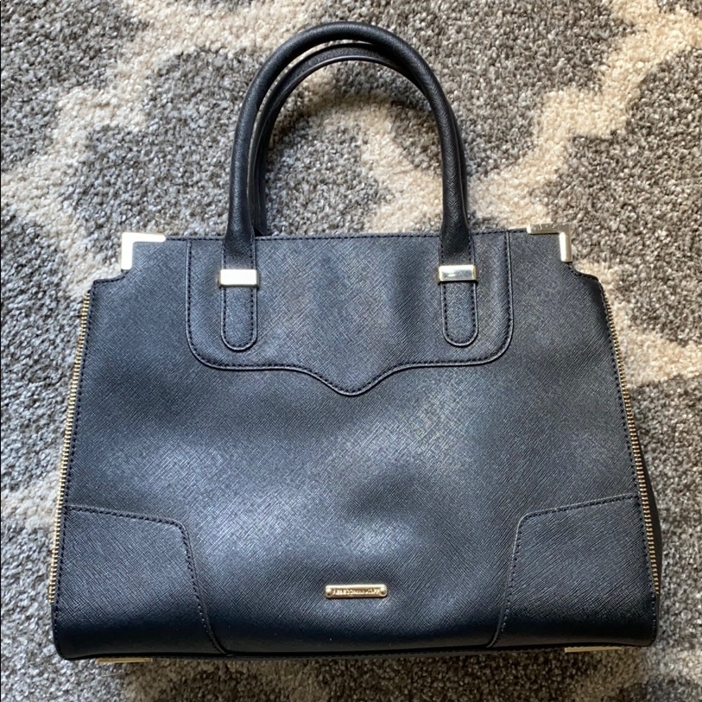 Rebecca Minkoff black leather tote